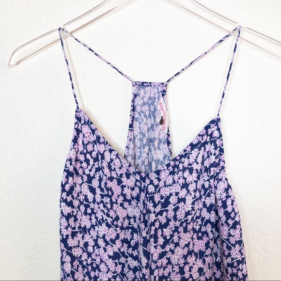 Rebecca Taylor | Purple Floral Flowy Tank Size 6 - Picture 2 of 6